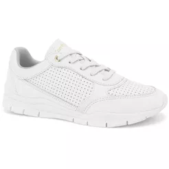 Tênis Feminino Couro Branco Conforto e Estilo Comfortflex 2535303-2