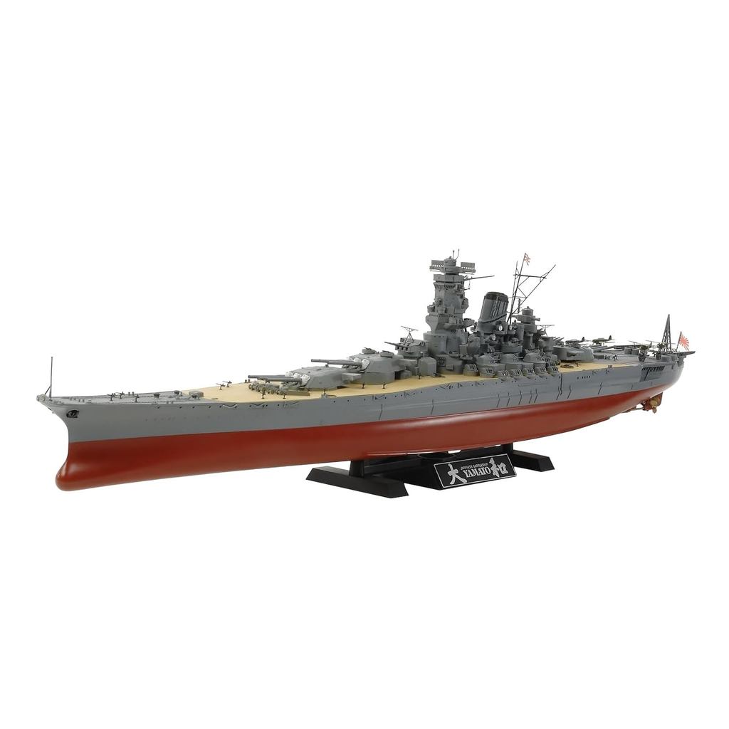 Tamiya 1350 Navio Série No30 Navio de Guerra da Marinha Japonesa Yamato Modelo de Plástico 78030