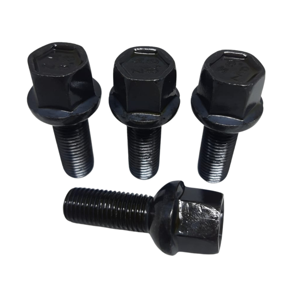 Jogo 4 Parafuso Roda Gol Voyage Parati Saveiro Passat Santana 24mm Preto Blackened em Oferta na Shopee