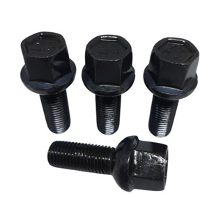 Jogo 4 Parafuso Roda Gol Voyage Parati Saveiro Passat Santana 24mm Preto Blackened em Oferta na Shopee