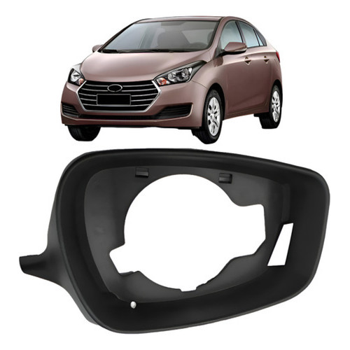 Aro Retrovisor Hb20 2012 13 14 15 16 A 2019 Com Furo Pisca