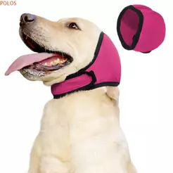 Capas Para Orelha De Cachorro POLOS , Protetor De Calmante Ajustável Antirruído Cães , Proteção Auditiva À Prova D'água