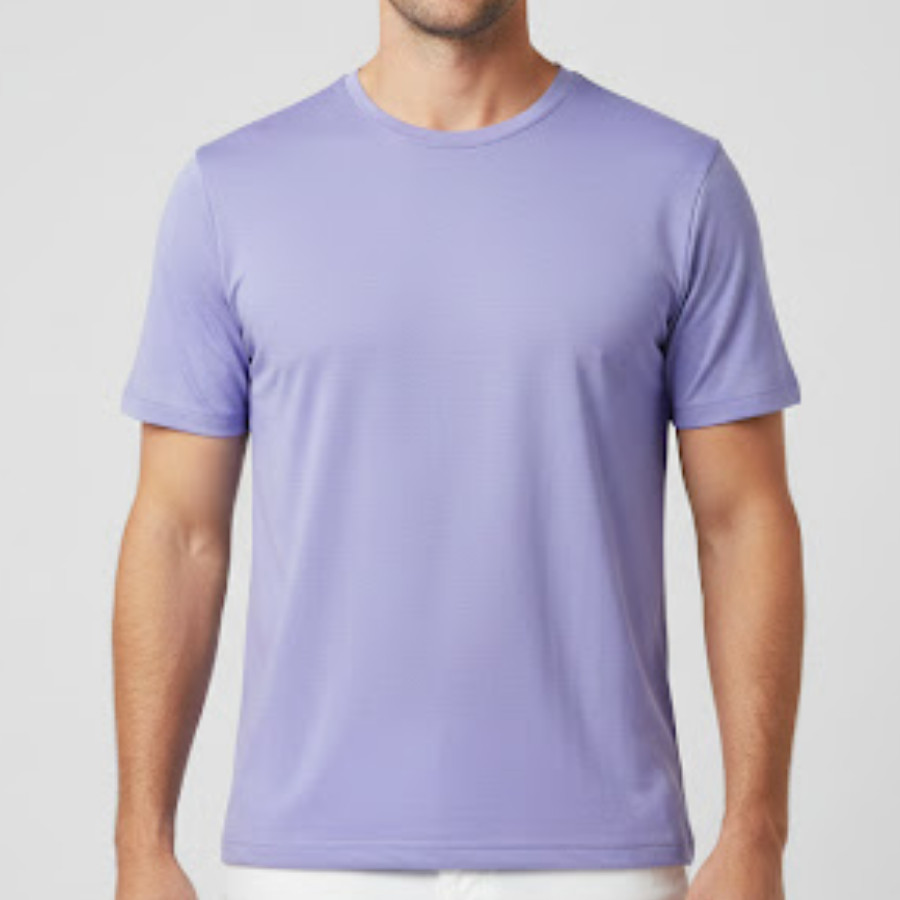 Camiseta Básica Lisa Masculina Versátil Casual Malha Fria Lazer Trabalho Várias Cores