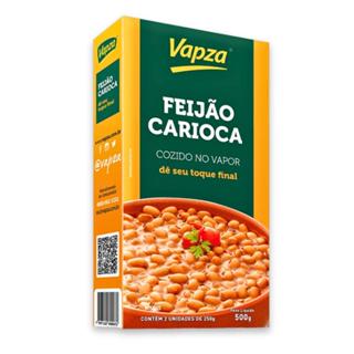 Feijão Carioca Cozido No Vapor 500G Vapza em Oferta na Shopee