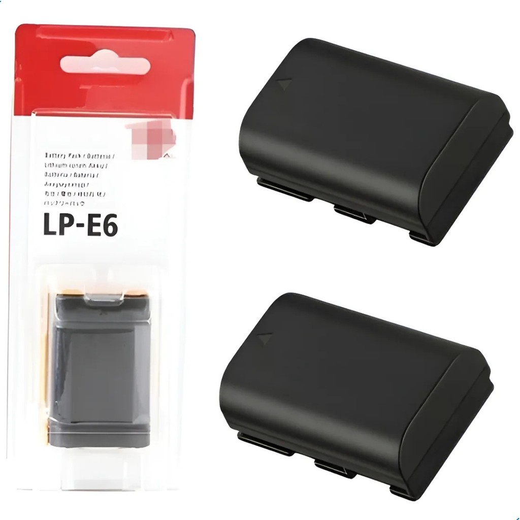 2 Bat.erias Canon Lp-e6 5diii 5div 90d 80d 6dii 7dii 6d 7d