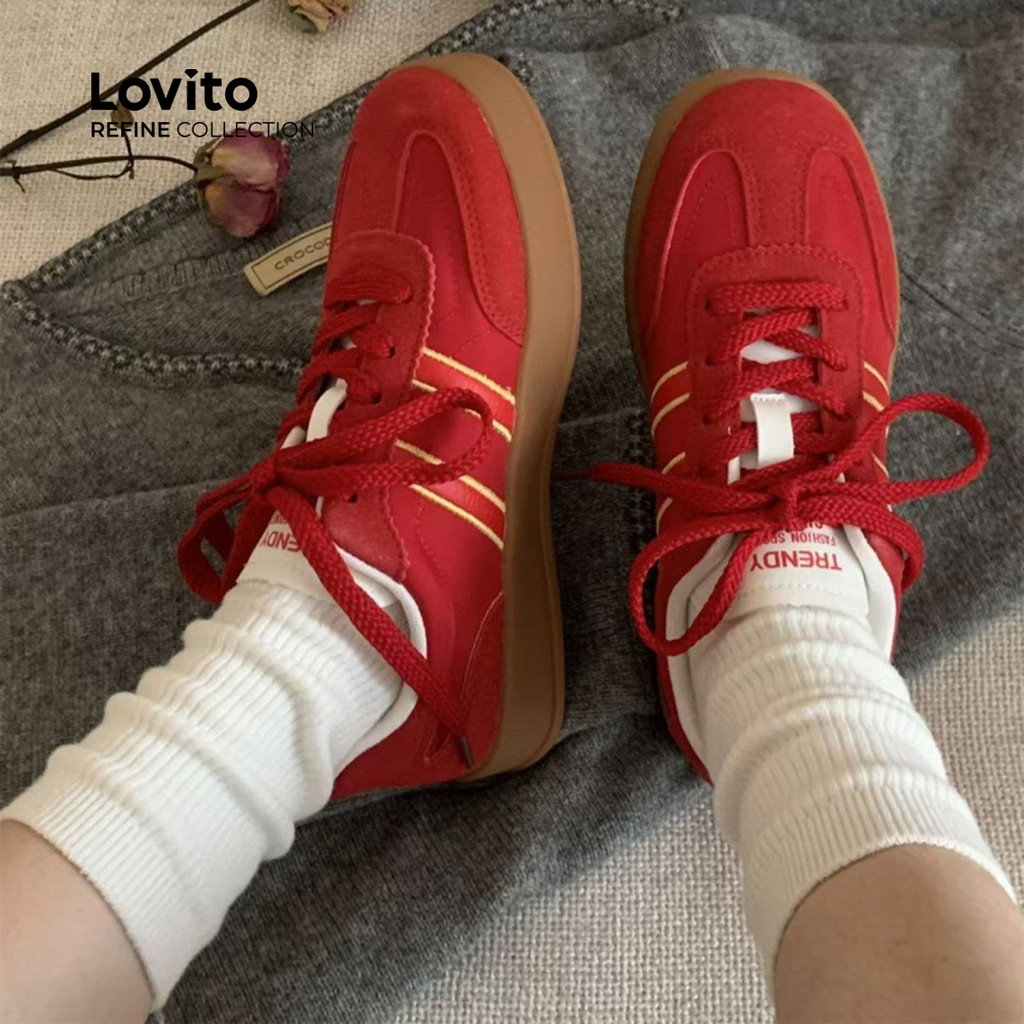 (lovito Refine) Tênis Casuais De Verão/primavera Para Mulheres LR20E059