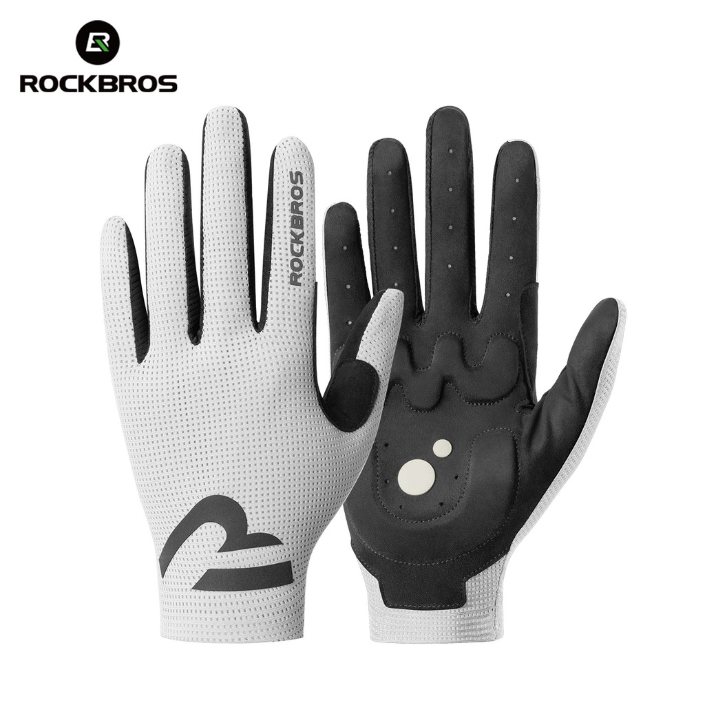 ROCKBROS Luvas De Ciclismo À Prova De Choque Respirável MTB Bicicleta De Estrada