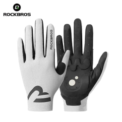 ROCKBROS Luvas De Ciclismo À Prova De Choque Respirável MTB Bicicleta De Estrada Tela Sensível Ao Toque Respiráveis De A