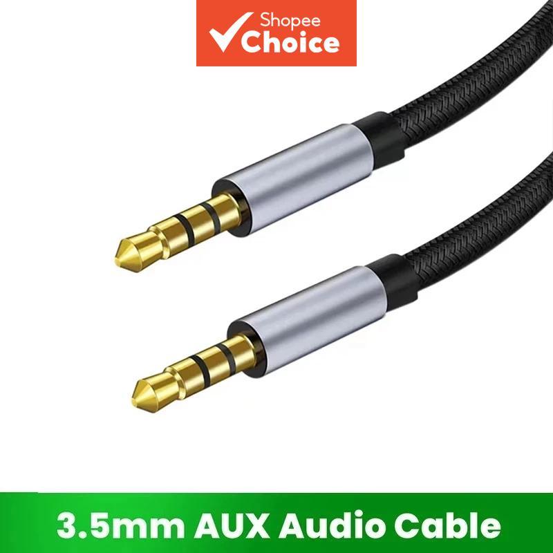 Cabo de áudio 3.5mm para 3.5mm conexão de celular com placa de som transmissão ao vivo cabo de dados de acompanhamento