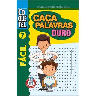 Livro Coquetel Caça-Palavras Ouro 7 | Nível fácil em Oferta na Shopee
