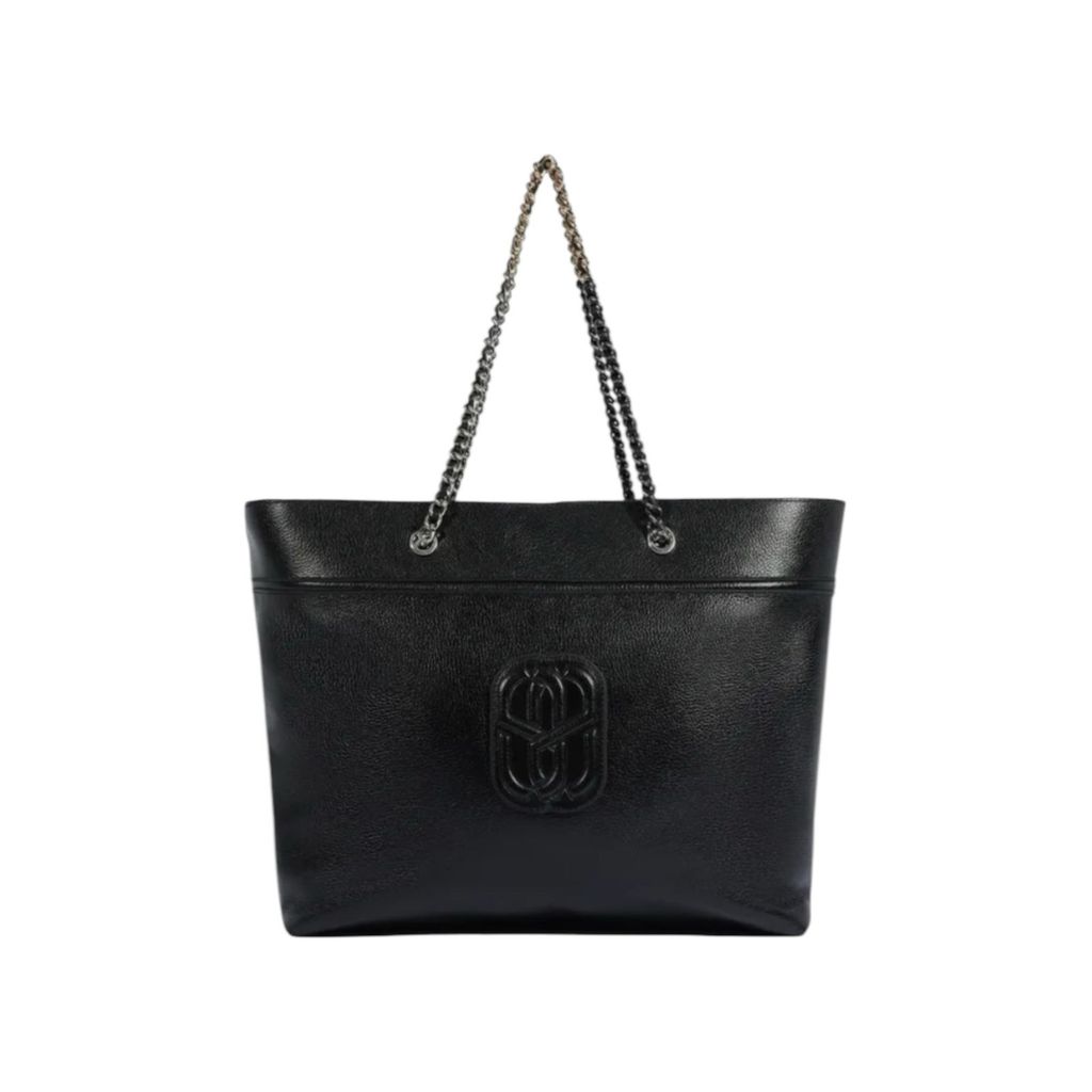 Bolsa Feminina Schutz Couro Shopping Belle de Ombro Preto