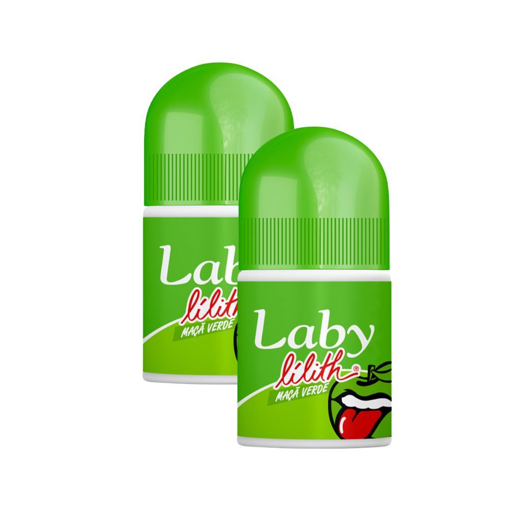 Kit 2 Protetor Labial Laby Lilith FPS 8 Maçã Verde 3,5g em Oferta na Shopee