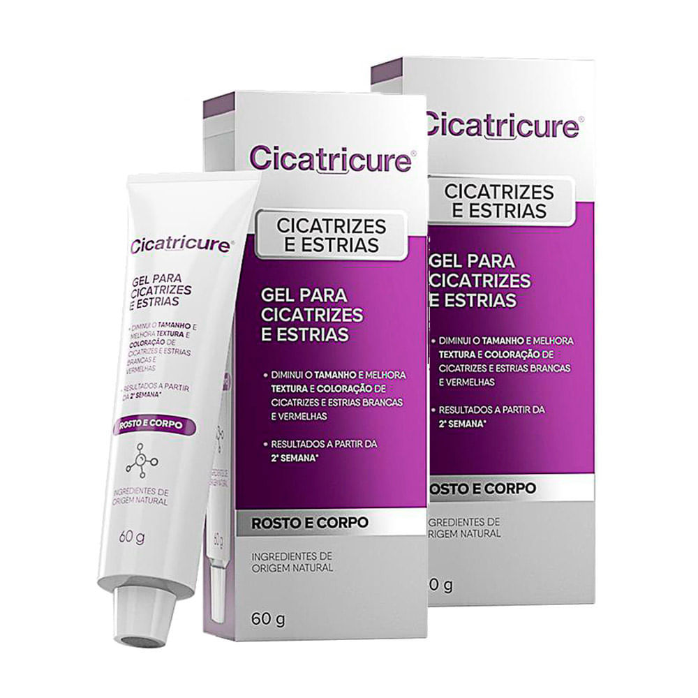 Kit 2 Cicatricure Gel Hidratante e Umectante 60g