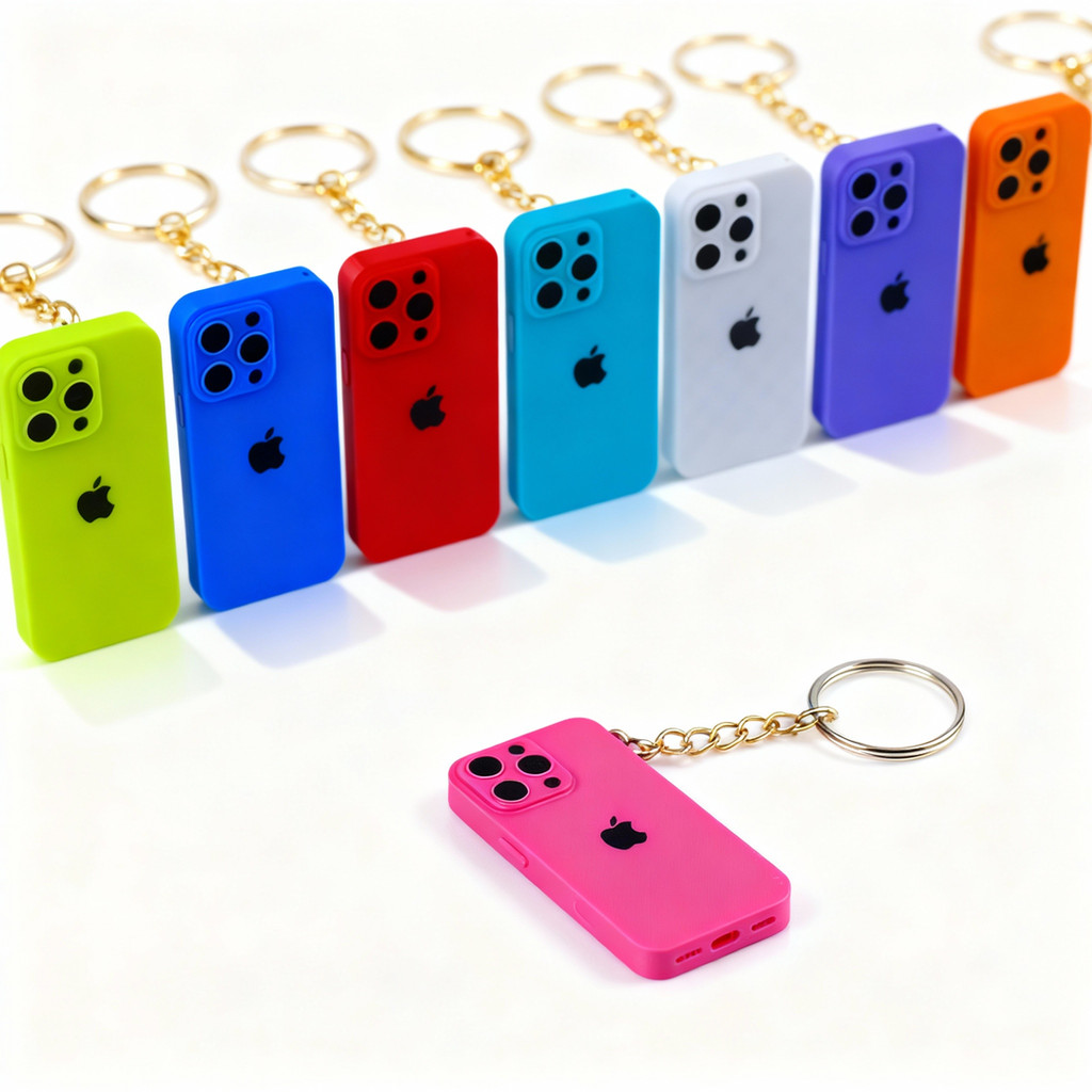 Chaveiro Mini iPhone 16 – Miniatura Decorativa e Estilosa para Bolsas e Chaves