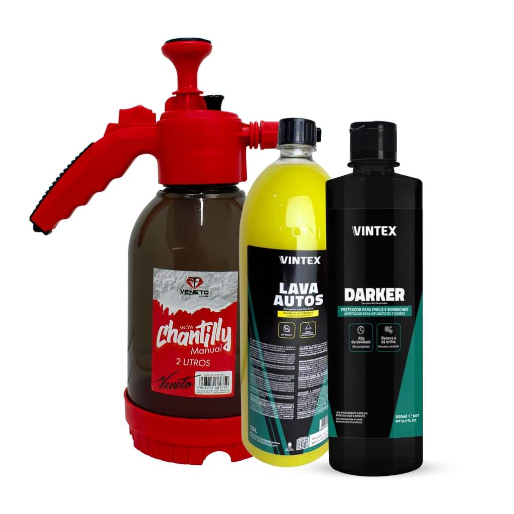 Lava Autos Shampoo Pneu Pretinho Proteção Snow Foam Kit Completo Automotivo Profissional