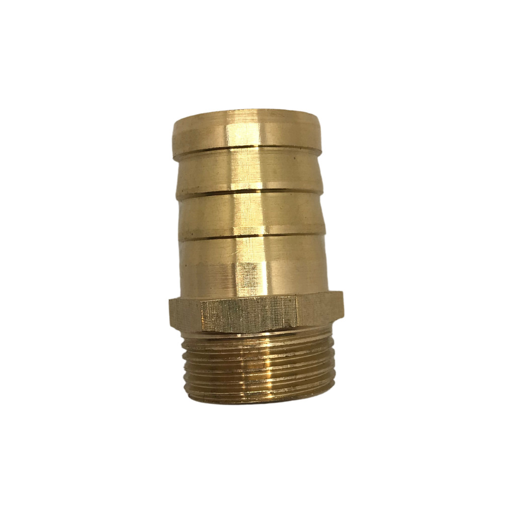 Adaptador Latão Espigão Rosca Macho 1/2 BSP Para Mangueira 3/4