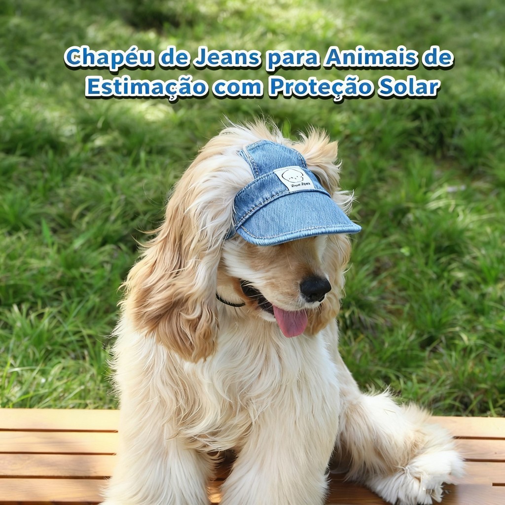 Cães Com LISA JEANS , Boné Proteção UV Ajustável Chapéu De Guarda-Sol Para Animais De Estimação em Oferta na Shopee