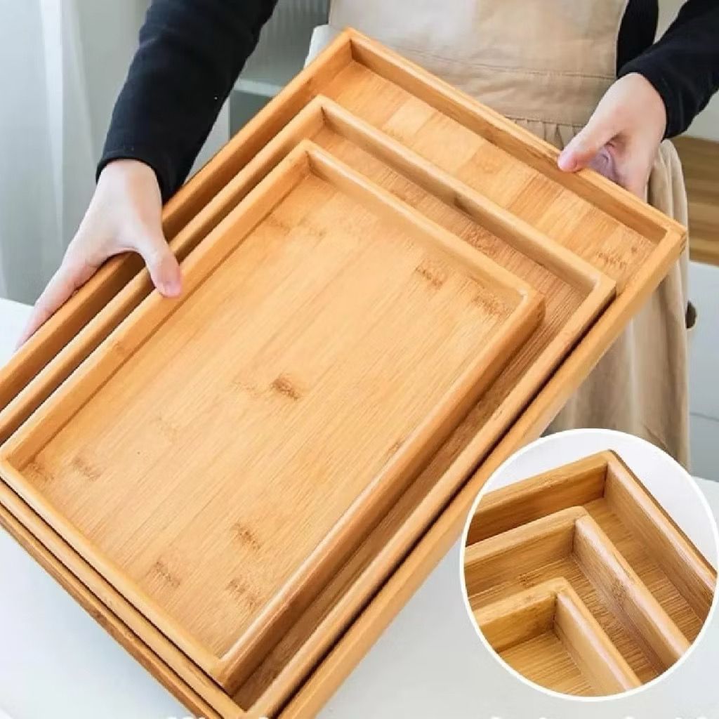 Combo com 3 Bandejas de MDF Retangular Organizadores Multiuso - 9900 em Oferta na Shopee