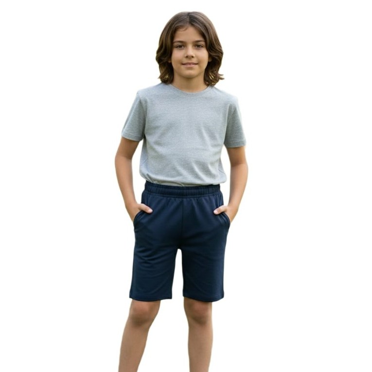 Bermuda Infantil Menino Em Moletom Sem Flanela Malwee Kids