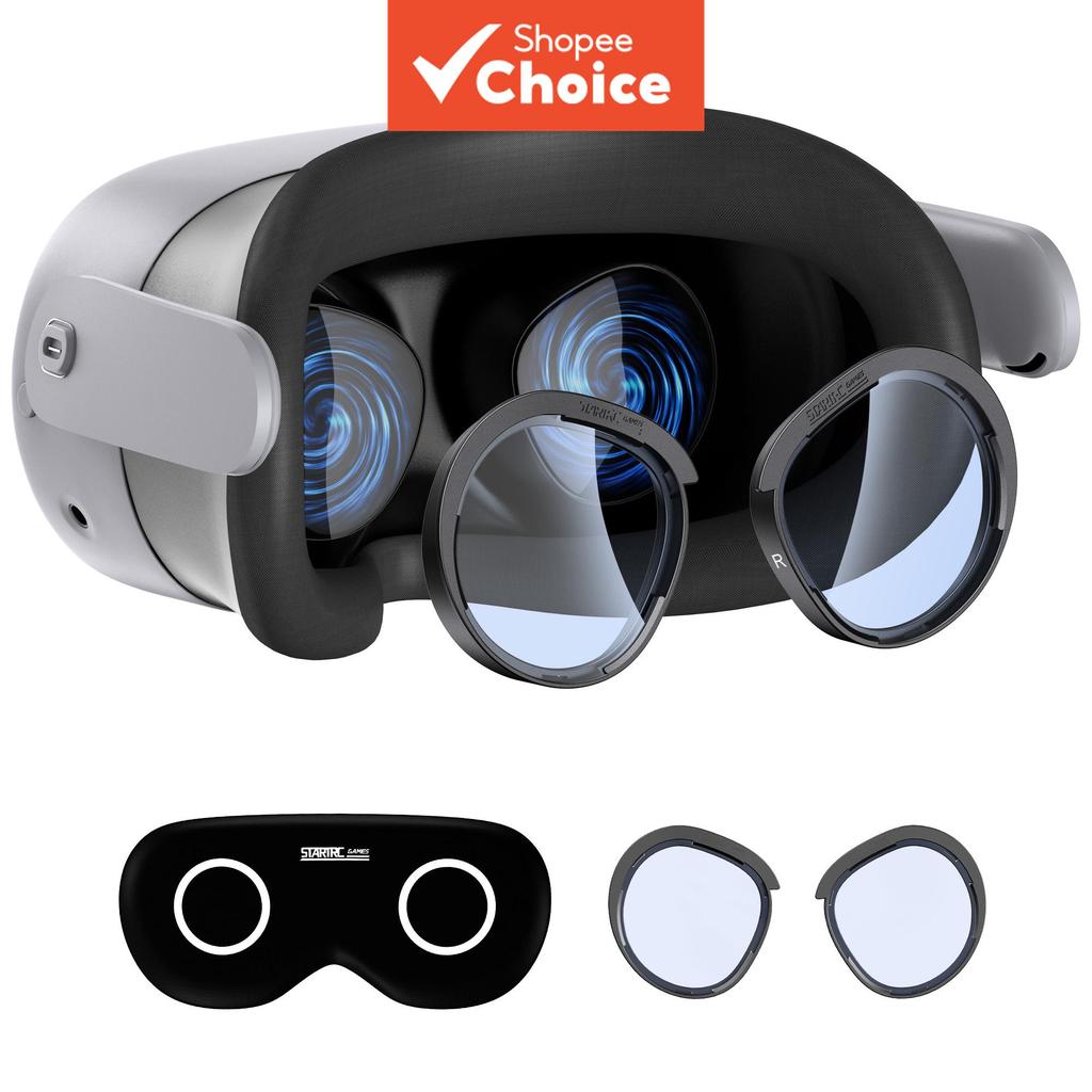 Conjunto de Protetores de Lente Compatível com Acessórios Meta Quest 3S, Capa de Protetor de Lente Macia, Espaçador para em Oferta na Shopee