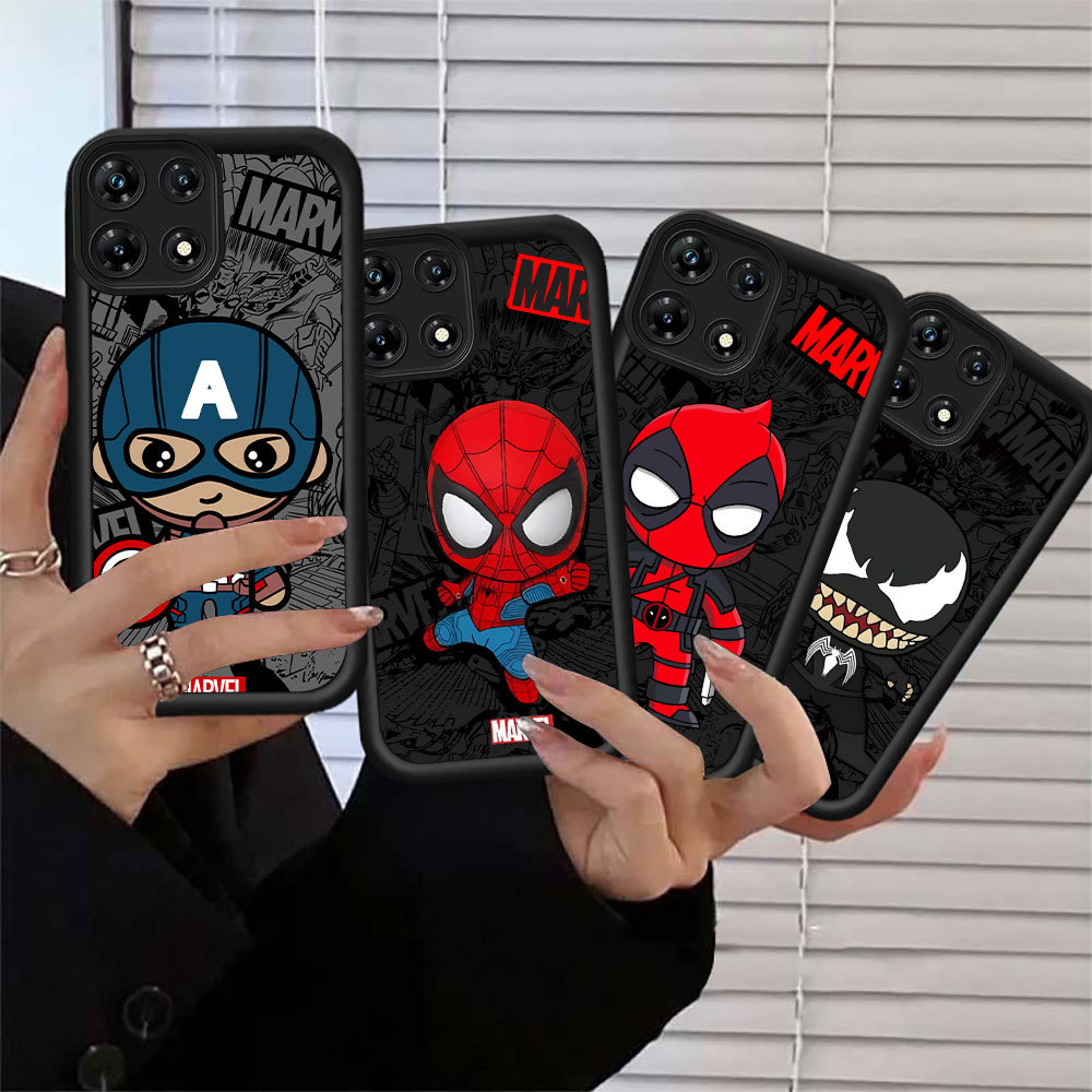 Capa Para Redmi Note 14 Pro 13 12 11 10 9 8 14C 13C 12C 10C 9A POCO X7 C75 C65 De Personagem Do Homem-Aranha De Desenho em Oferta na Shopee