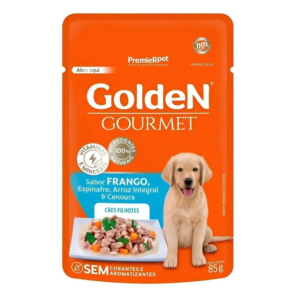 Ração Úmida Sachê PremieR Pet Golden Cão Filhote Frango 85G