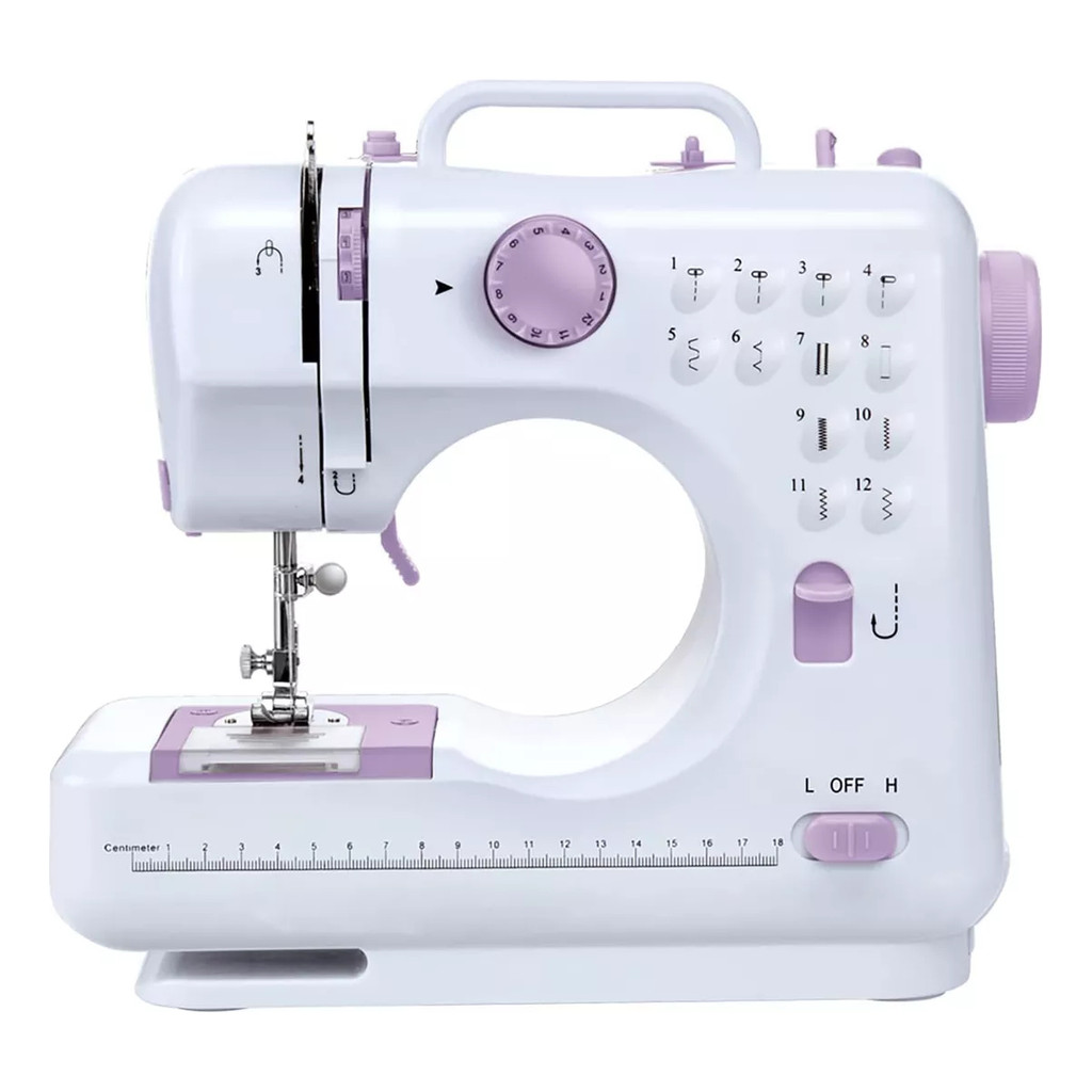 Máquina De Costura Epsilon Elétrica Multifuncional Portátil 12 Modos