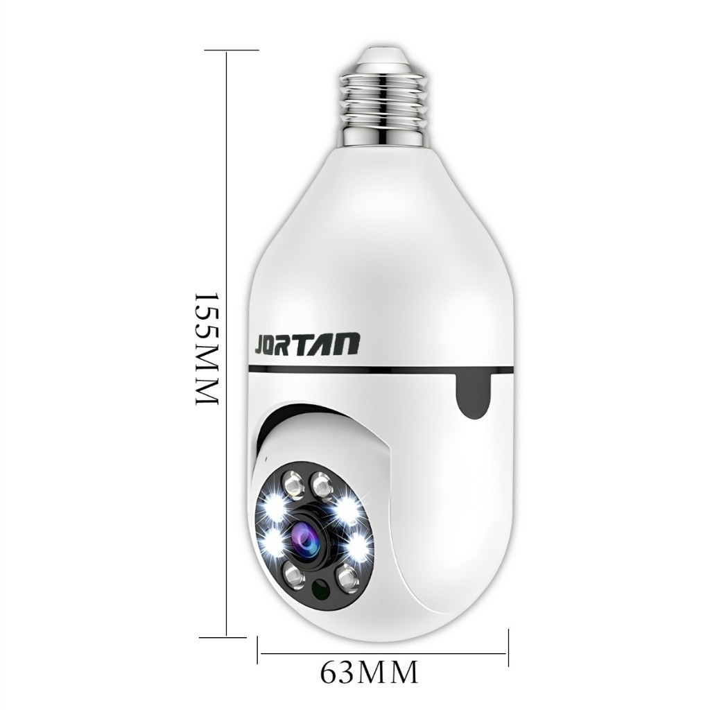 Câmera de Vigilância e Segurança Wi-Fi Com Microfone e Alto-falante Visão Noturna, 360°via yosse — imagem 2 de 2
