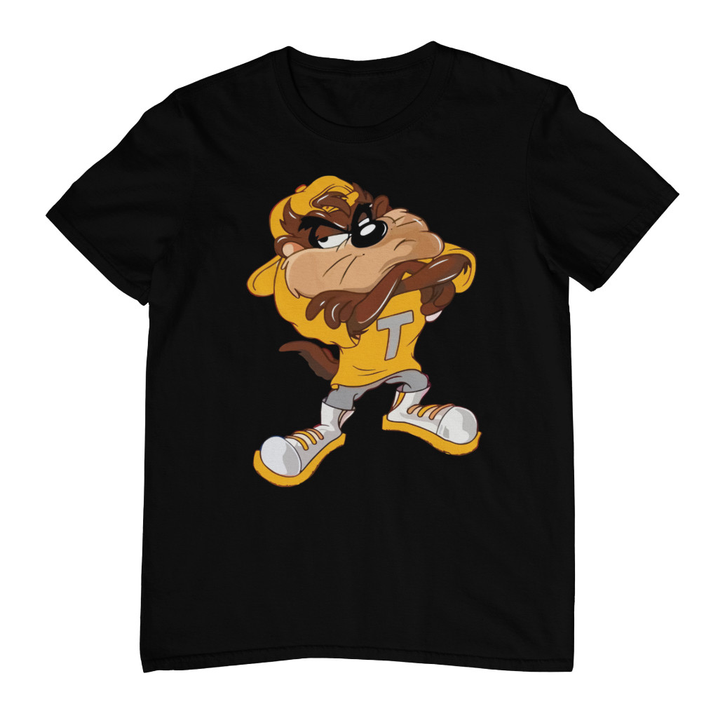 Camisa Camiseta Streetwear Casual Infantil Juvenil Taz Mania Blusa Para Criança 100% Algodão