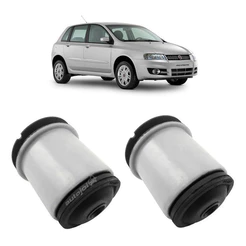 Bucha Eixo Traseiro Fiat Stilo Punto Grand Siena Linea Idea Bravo Kit 2 Pecas