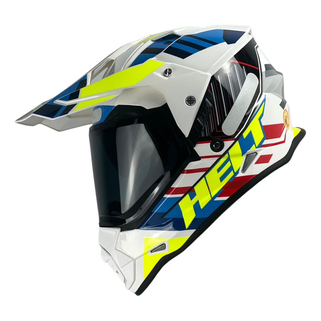 Capacete Helt Cross Vision Glass Town + Viseira Fumê