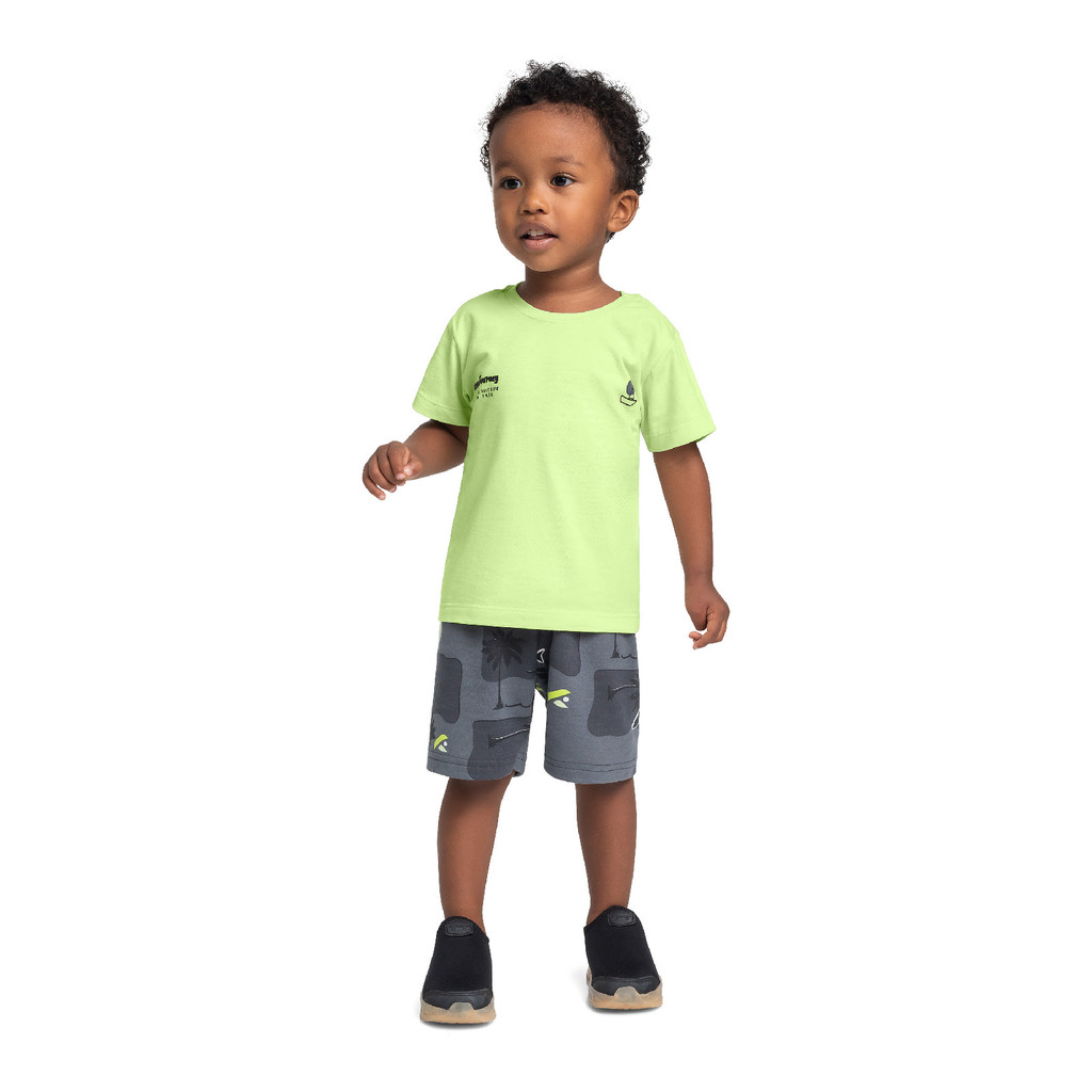 Conjunto Camiseta Bermuda Tubarão Bee Loop em Oferta na Shopee