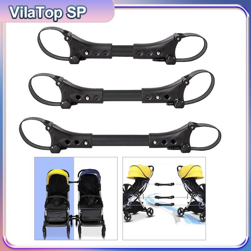 Kit 3 Pcs Duplo Carrinho De Bebê Conector Juntas Universais Infantil Cinta Linker Gancho em Oferta na Shopee