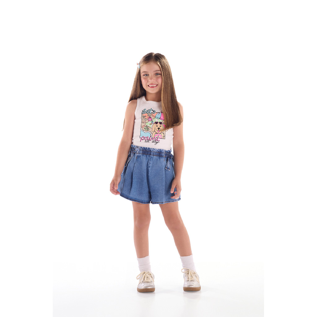 Regata Ribana Canelada Strass Quimby