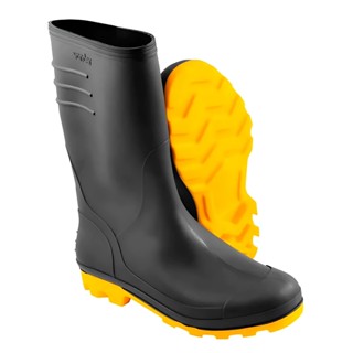 Bota PVC Chuva Motociclista Motoqueiro Impermeável Forrado em Oferta na Shopee