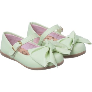 Sapatilha Feminina Infantil Boneca Sapato Menina Rasteira Verde Laço Cata-vento Original Promoção em Oferta na Shopee