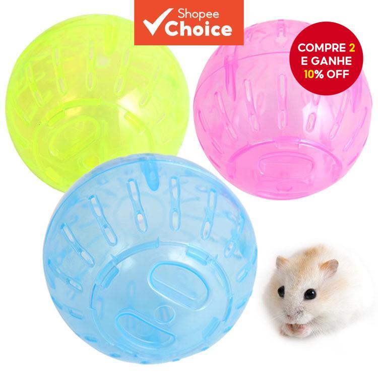 Novo Brinquedo Trendy Mini Bola de Hamster para Fitness de Animais de Estimação em Oferta na Shopee