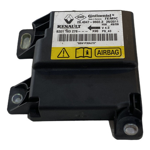 Módulo Airbag Renault Sandero Logan 2011/! 8201163278