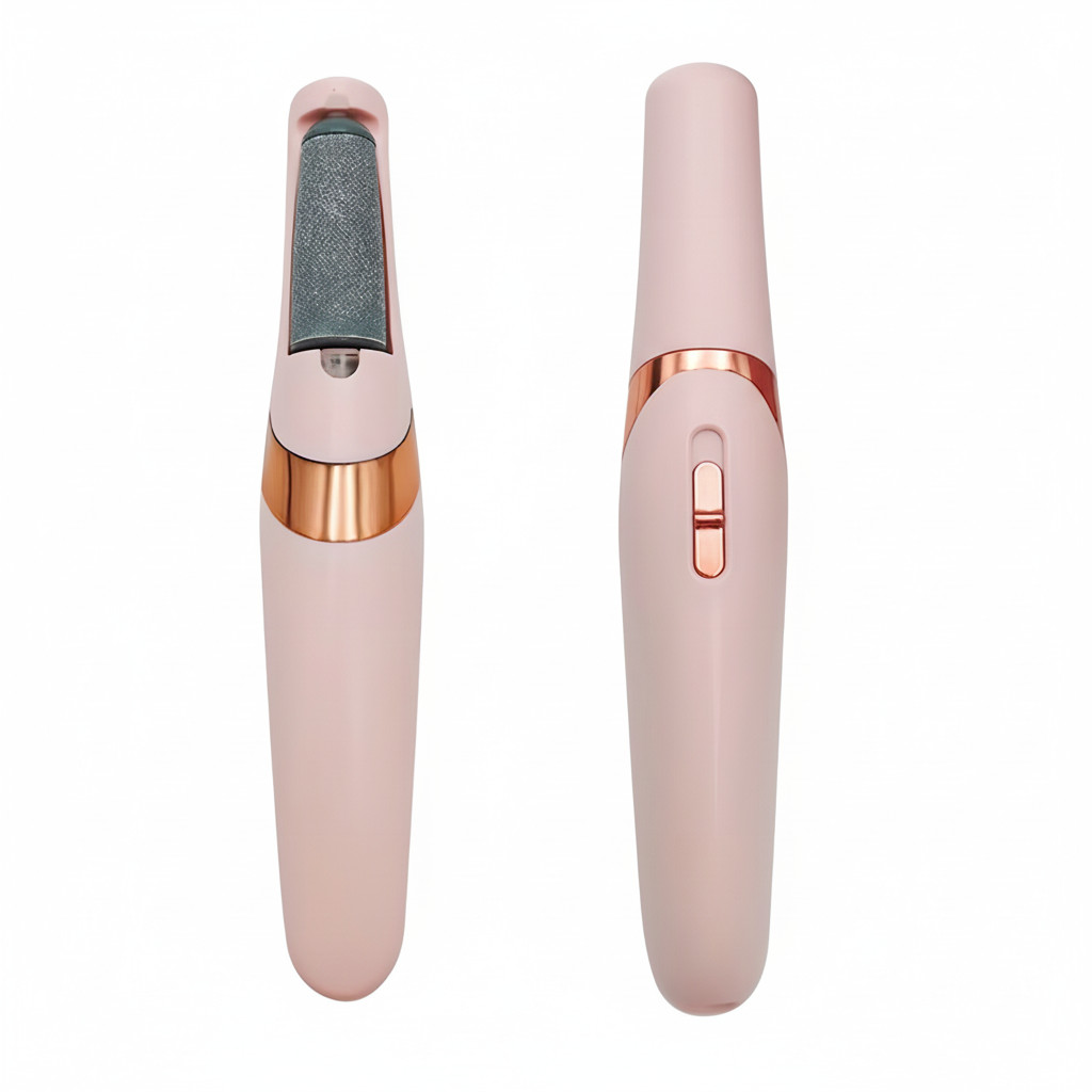 Removedor Elétrico de Calos Portátil IPX7 Lixa de Pé Recarregável 2 Velocidades Bivolt USB Pedicure Profissional