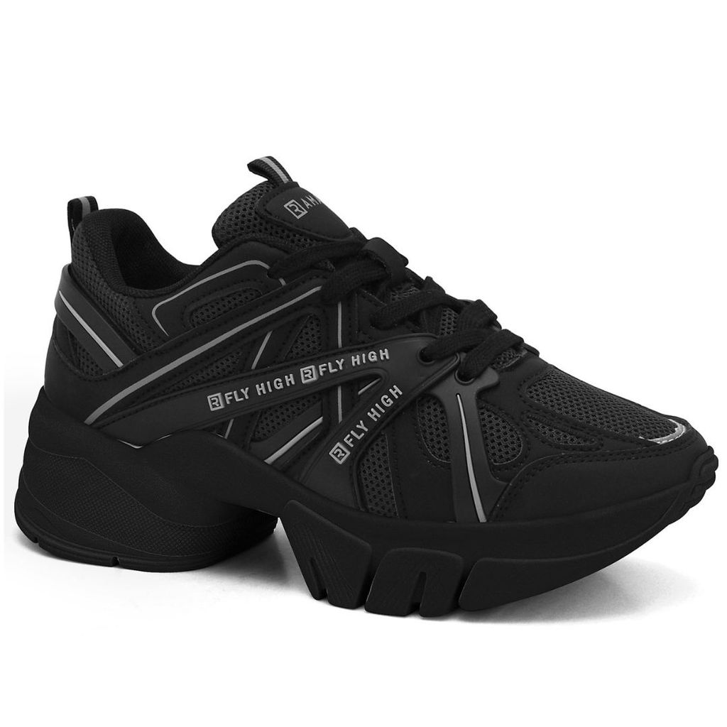 Tênis Feminino Preto Chunky Casual Ramarim 2580232-5
