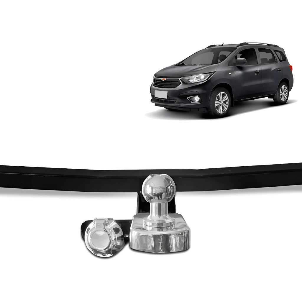 Engate Reboque Fixo Spin LT LTZ 2013 a 2017 700 Kg - Brucke GM3015