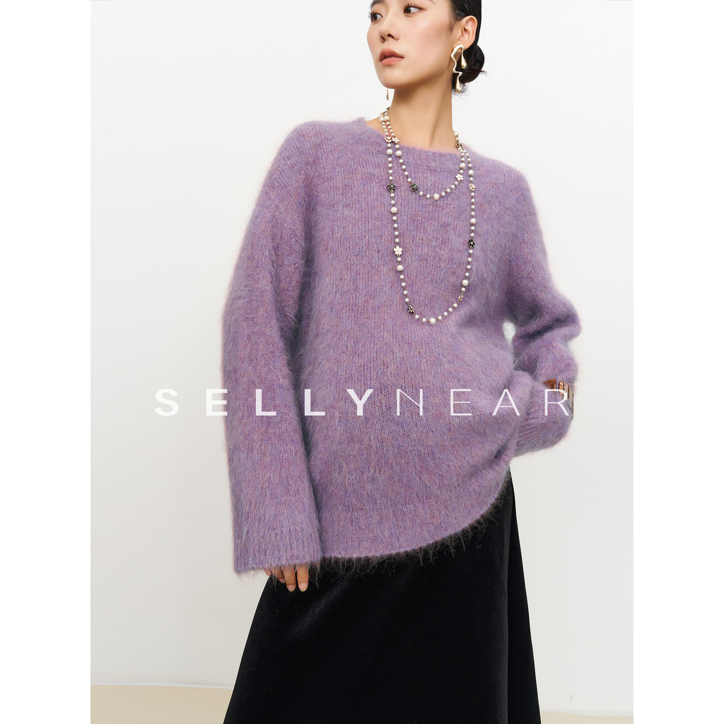 SELLYNEAR Suéter para maternidade outono inverno roupa externa novo estilo moda solta preguiçosa Top gravidez pulôver Sw