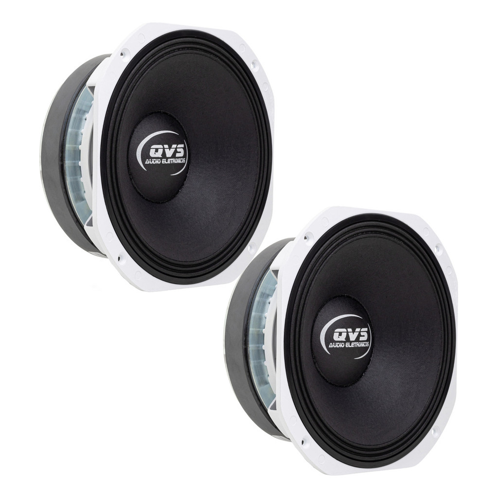 2 Alto Falante QVS 10MGS810 10 polegadas 400rms Médio Grave QVS Som Automotivo Som profissional em Oferta na Shopee