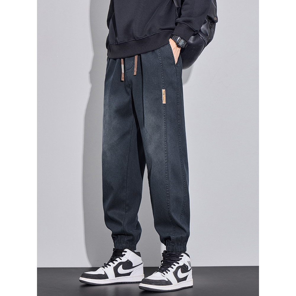 Outono inverno calças masculinas outono calças masculinas macacão solto calças casuais 2026 novo estilo roupas masculina