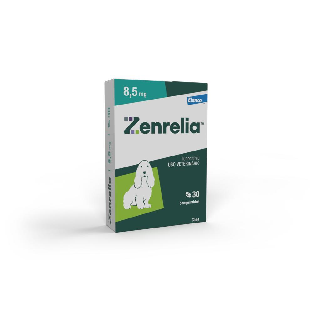 Zenrelia Dermatológico Elanco Ilunocitinib Cães 8,5mg- 30Cp