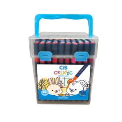 Caneta marcador Criatic Brush Duo 80 cores Cis