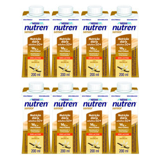 Kit 8 Nutren Senior Zero Lactose Sabor Baunilha com16g de Proteínas 200ml em Oferta na Shopee