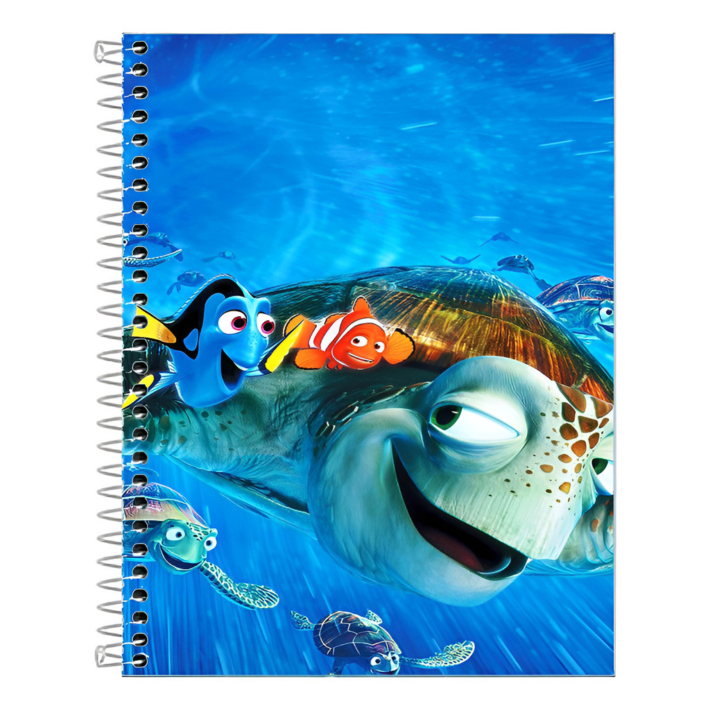 Caderno Procurando Dory 1 Matéria Capa Dura
