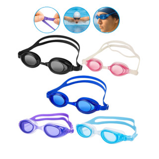 Óculos de Natação Infantil Adulto Ajustável com Estojo Proteção UV em Oferta na Shopee