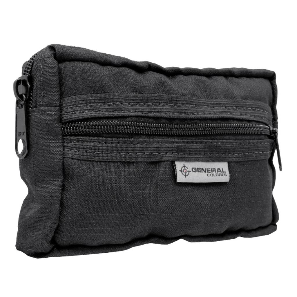 Mini Pochete em RipStop Dois bolsos zíper duas fitas traseiras que permitem fixação General Coldres
